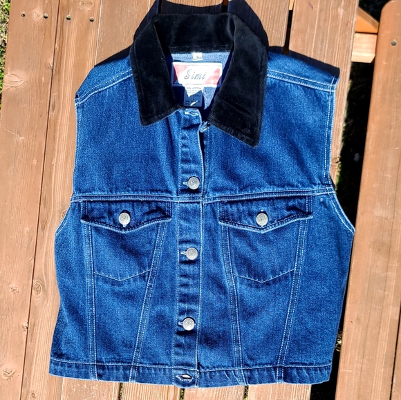 Vintage denim vest - Picture 7 of 9
